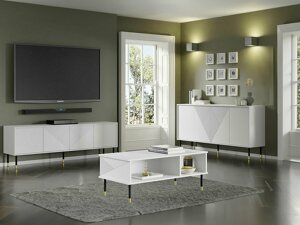 Set mobili soggiorno Buffalo G104 (Bianco)