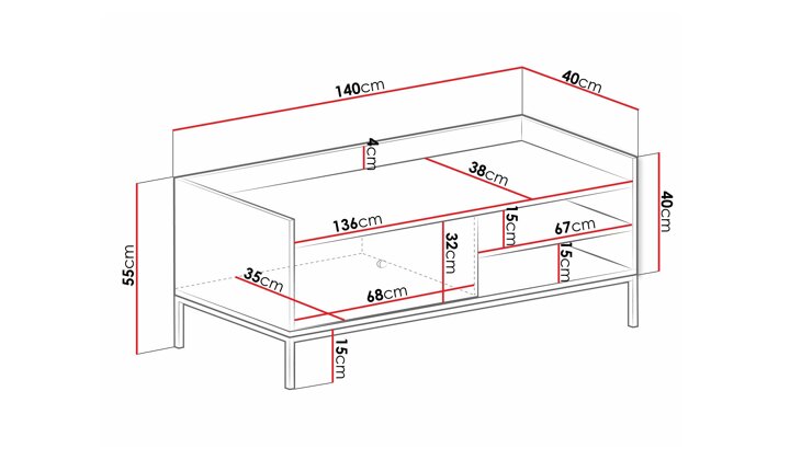 TV galds 546405