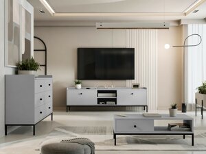 Wohnzimmer-Sets Comfivo U107 (Grau)