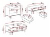 Wohnzimmer-Sets Comfivo U108 (Grau)