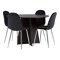 Conjunto de comedor Dallas 4454 (Negro)