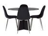 Conjunto de comedor Dallas 4454 (Negro)