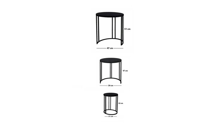 Kafijas galdiņu komplekts 550274