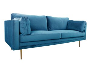 Καναπές Dallas 101 (Σκούρο μπλε + Καφέ)