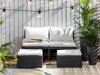 Vrtna sofa Comfort Garden 1560 (Bijela + Crna)
