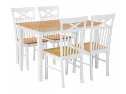 Маса и столове за трапезария Berwyn 2081 (Бял)