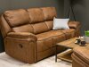 Sofa mit Liegefunktion Dallas E101 (Braun)