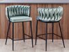 Комплект ниски бар столове Berwyn 2114 (Светло зелено)