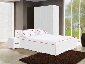 Комплект за спалня Murrieta A138 (Бял)