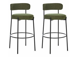 Baro kėdžių komplektas Berwyn 2121 (Žalia)