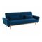 Dīvāns gulta Berwyn 750 (Zils)