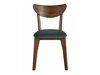 Καρέκλα Berwyn 2167 (Σκούρο γκρι + Σκούρο ξύλο)