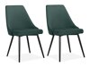 Kėdžių komplektas Denton 1342 (Tamsi žalia)
