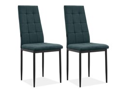 Kėdžių komplektas Denton 1343 (Tamsi žalia)