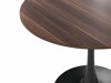 Τραπέζι Berwyn 2174 (Μαύρο + Σκούρο ξύλο)