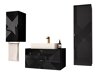 Set bagno Merced A110 (Nero + Nero lucido)