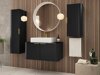 Mueble de baño de pared Merced T102 (Negro)