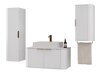 Set bagno Merced T103 (Bianco + Marmo bianco)