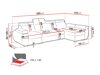 Ecksofa Columbus 227 (Aragon 90)