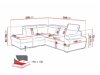 Ecksofa Columbus 228 (Aragon 80)