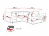 Ecksofa Columbus 228 (Aragon 93)