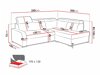 Ecksofa Columbus 229 (Crown 10)