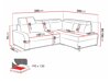 Ecksofa Columbus 229 (Crown 11)