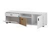 Mueble TV Lewiston AG105 (Blanco + Roble)