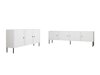 Set mobili soggiorno Charlotte T107 (Bianco)