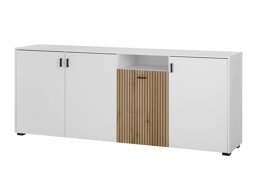 Aparador Lewiston AG108 (Blanco + Roble)