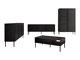 Set mobili soggiorno Charlotte T106 (Nero)