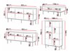 Комплект за хол Charlotte T106 (Черен)