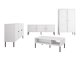 Conjunto de salón Charlotte T106 (Blanco)