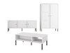 Conjunto de salón Charlotte T106 (Blanco)