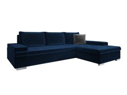 Divano angolare Comfivo 212 (Magic Velvet 2216 + Magic Velvet 2216 + Magic Velvet 2217)