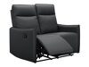 Sofá reclinable Tulsa 645 (Negro)