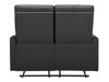 Sofá reclinable Tulsa 645 (Negro)