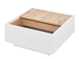 Mesa de centro Lewiston AH109 (Blanco + Wotan roble)