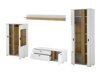 Set mobili soggiorno Lewiston AH117 (Bianco + Wotan quercia)