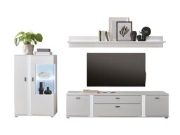 Wohnzimmer-Sets Lewiston AH114 (Weiß)