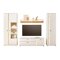 Set mobili soggiorno Lewiston AH112 (Bianco + Wotan quercia)