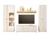 Set mobili soggiorno Lewiston AH112 (Bianco + Wotan quercia)