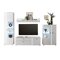 Set mobili soggiorno Lewiston AH115 (Bianco)