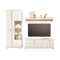 Set mobili soggiorno Lewiston AH116 (Bianco + Wotan quercia)