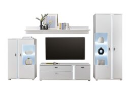 Set mobili soggiorno Lewiston AH117 (Bianco)