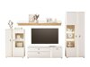 Set mobili soggiorno Lewiston AH117 (Bianco + Wotan quercia)