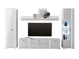 Set mobili soggiorno Lewiston AH118 (Bianco)