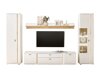 Set mobili soggiorno Lewiston AH118 (Bianco + Wotan quercia)