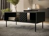 Mesa de centro Charlotte U102 (Negro)