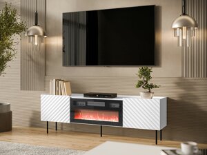 TV-Tisch Charlotte U106 (Weiß)